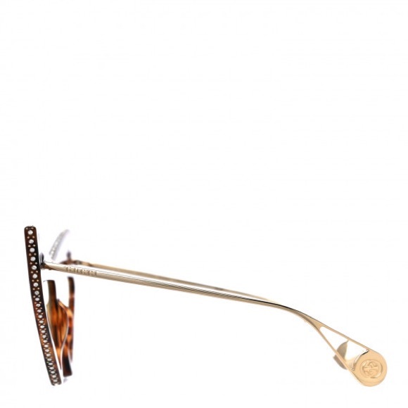 GUCCI
Geometric Crystal Sunglasses GG0430S Havana - Picture 4 of 7